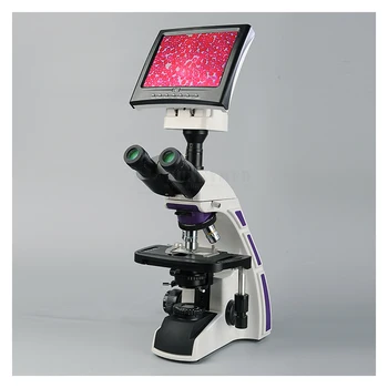 Микроскоп с Бинокулярным LCD дисплей за лабораторна употреба САЙ-B129T за Продажба Микроскоп с Бинокулярным LCD дисплей за лабораторна употреба САЙ-B129T за Продажба 0