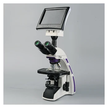 Микроскоп с Бинокулярным LCD дисплей за лабораторна употреба САЙ-B129T за Продажба Микроскоп с Бинокулярным LCD дисплей за лабораторна употреба САЙ-B129T за Продажба 1