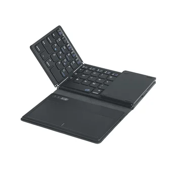 Сгъваема безжична Bluetooth клавиатура със сензорен панел Ультратонкая имат сгъваема клавиатура за IOS, Android, Windows PC Tablet