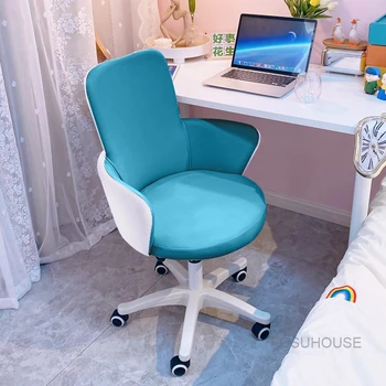 Въртящи компютър, Офис столове за отдих Вдигане на офис столове за кабинет Nordic Gamer Стол с облегалка Stoelen Мебели за спалня WZ