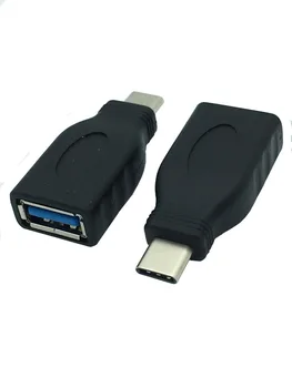 Висококачествен USB адаптер 3.1 C за мъже и USB 2.0 A за жените, конвертор, адаптер с конектор USB Type C