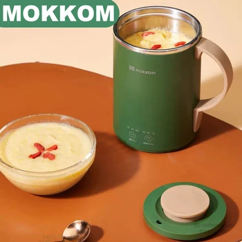 Електрическа кана Mokkom 350 мл, преносим, запазвайки здравето, гърне за офис в общежитието, 300 W, водогрейный котел, богат на функции чаша за гасене на супа