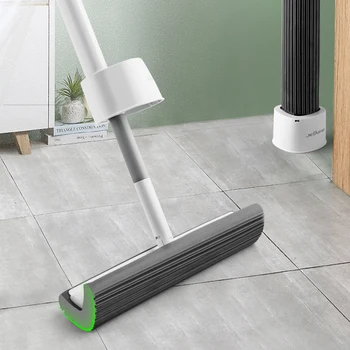 Mop180 Градуса Въже без ръце, с Триъгълен Дизайн от PVA за Почистване на Ъглите на Дома, Кухни, Спални, керамични подове, както, Инструменти За Почистване на