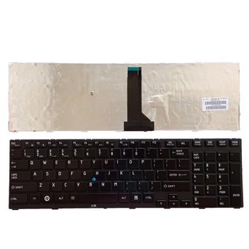 Американска клавиатура за Toshiba Tecra R850 R950 R960 е черен на цвят с показалеца