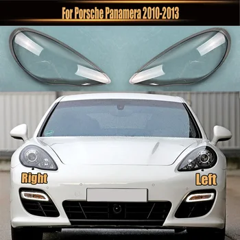 За Porsche Panamera 2010-2013 светлини Прозрачен капак корпус светлини лампа корпус от плексиглас Замени оригиналния обектив