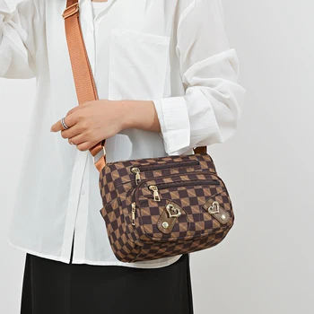 Многопластова малка чанта от плат Оксфорд, малка чанта за майките, жените чанта на едно рамо, мини-холщовая чанта с принтом за жени