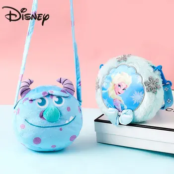 Малка чанта Дисни, сладък плюшен малка чанта принцеса Елза за малко момиче, мультяшная малка чанта Minnie за момичета, чанта-месинджър