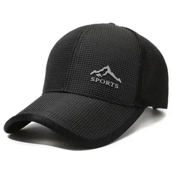 Мъжки шапки 2023, нова лятна дишаща мрежа шапка за голф, шапки за мъже и жени, солнцезащитная шапка за къмпинг, риболов, бейзболна шапка