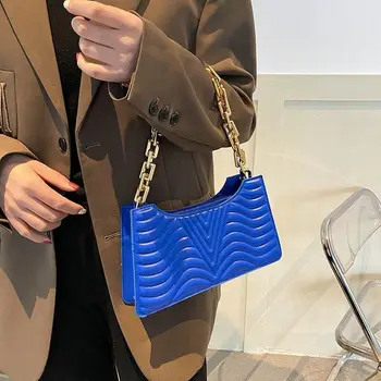 Нова тенденция чанта през рамо от изкуствена кожа с цип, модни дамски чанти във формата на диамант