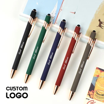 Индивидуален лого, метална химикалка писалка, персонални лазерно гравиране на име, учител, подаръци, бизнес, реклама, офис консумативи