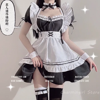 Японската униформи мома, хубаво момиче, студентка рокля в стил Лолита