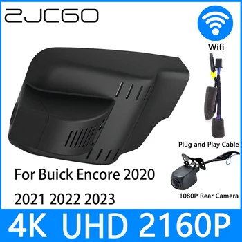 ZJCGO Dash Cam 4K UHD 2160P Автомобилен Видеорекордер DVR за Нощно Виждане паркинг за Buick Encore 2020 2021 2022 2023