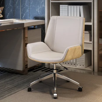 Офис стол с подлакътник, отточна тръба на шарнирна връзка компютърно бюро, офис стол за дневна, игри ролка Silla Ergonomica, удобни мебели QF50BG