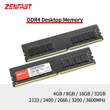 ZENFAST Десктоп оперативна памет 4 GB 8 GB 16 GB 32 GB Оперативна памет DDR4 2133 2400 2666 Mhz Memoria Dimm 288-Пинов 1,2 На Висока производителност
