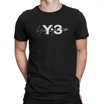 Тениска Yohji Yamamoto 3Y, мъжки ризи с графичен дизайн, летни дрехи, тениска от полиестер с кръгло деколте