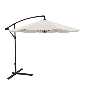 Чадър за двор, окачен с основание от Pure Garden чадър плажен чадър от слънцето