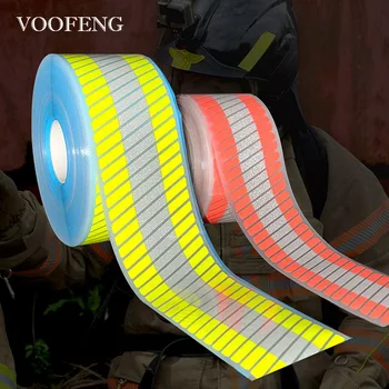 VOOFENG сегментированная светоотражающая теплопередающая фолио, винил лента, проклеивающая защитно облекло, предупредителен лентата е 5 см. * 3 м/5 м