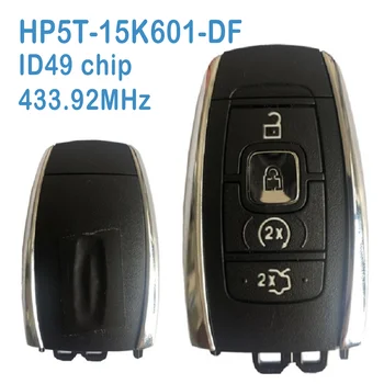 HP5T-15K601-DF Оригинален Автоматичен Умно Дистанционно управление 3 + 1 Бутон FSK 433,92 Mhz ID49 Чип 3 + 1Б OEM Смарт Ключ За Lincoln MKZ MKX MKC 13-17