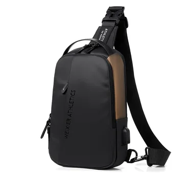 Нова мъжки нагрудная чанта от висококачествен найлонов плат, чанта-месинджър, спортна раница за отдих, топла разпродажба