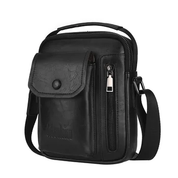 Нови ежедневни мъжки чанти през рамо, бизнес чанта-месинджър, висококачествени мъжки чанти от телешка кожа, мини-джоб с голям капацитет