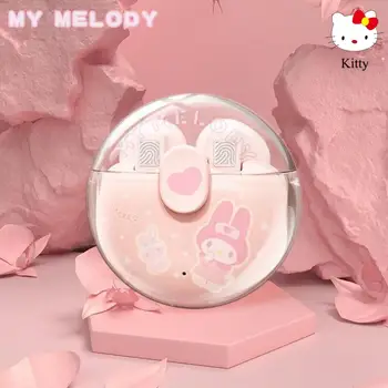 Sanrio My Melody Cinnamoroll Hello Kitty Bluetooth слушалки безжични модел от картун Kawai, аниме, качеството на звука, Hi-Fi, подарък