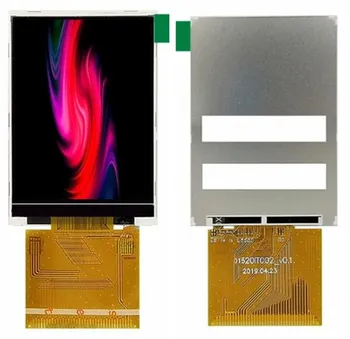 IPS 3.2 инча 37PIN TFT LCD дисплей, Капацитивен/Резистивен Сензорен екран ST7789V автомобил с IC 240 (RGB) * 320 MCU 8/16-битов интерфейс