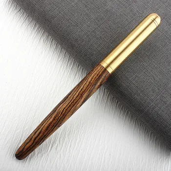Луксозна писалка Дървена латунная Spin Elegante Канцеларски материали, Ученически пособия Калиграфски мастило химикалки