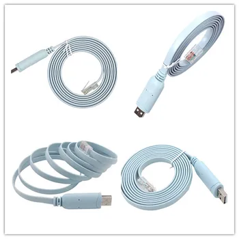 1 бр. 1.8 М USB към RJ45 за Cisco USB кабела на конзолата FTDI 744664241835 A7H5