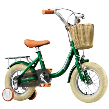 Помощно колело за детски велосипед със светкавица, устойчивост на износване, ракита количката е подходяща за деца над 3 години, 12, 14, 16, 18 инча