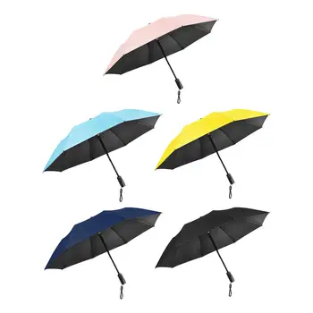 Сгъваем чадър с вентилатор, преносими чадър от слънце и дъжд, за мъже и жени, защита от слънце за разходки, отдих, скално катерене