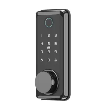 Sasha Bluetooth Съвместим мобилен отключване на пръстови отпечатъци, на Магнитни парола Временна парола интелигентна система за заключване на вратите без ключ Sasha Bluetooth Съвместим мобилен отключване на пръстови отпечатъци, на Магнитни парола Временна парола интелигентна система за заключване на вратите без ключ 0