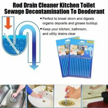 Инструмент за дноуглубления кухненски тръби Sani Пръчици за почистване на масла, пръчка за почистване на канализация, пречистване за източване на тоалетни, мивки, почистване на канализация Инструмент за дноуглубления кухненски тръби Sani Пръчици за почистване на масла, пръчка за почистване на канализация, пречистване за източване на тоалетни, мивки, почистване на канализация 4