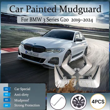 Автомобилни Калници За BMW Серия 3 G20 2019 2020 2021 2022 2023 2024 Защита От пръски На Крило Калници Боя Калници Авто Аксесоари