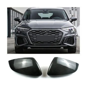 Автомобили на Капака на Огледалото за Обратно виждане, изработени От Въглеродни Влакна, Покриване на Страничните огледала за Audi Автомобили на Капака на Огледалото за Обратно виждане, изработени От Въглеродни Влакна, Покриване на Страничните огледала за Audi 5
