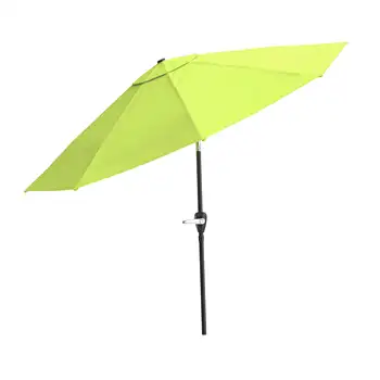 10-крак чадър за вътрешен двор с автоматичен наклон, салатовый