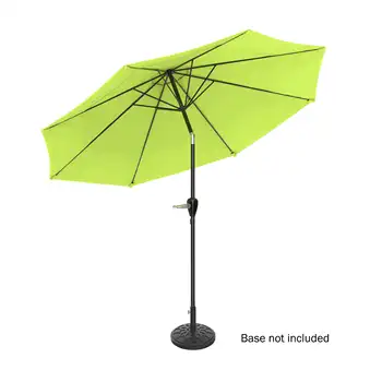 10-крак чадър за вътрешен двор с автоматичен наклон, салатовый 10-крак чадър за вътрешен двор с автоматичен наклон, салатовый 3