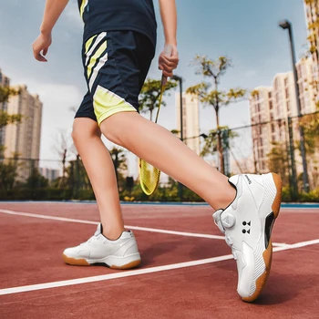 Професионални обувки за бадминтон за мъже и жени, удобни и нескользящие обувки за тенис, бейзбол тренировочная обувки Професионални обувки за бадминтон за мъже и жени, удобни и нескользящие обувки за тенис, бейзбол тренировочная обувки 4