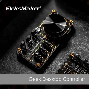 Настолен контролер EleksMaker Онази USB 4 порта, зарядно устройство за компютър, маса с потребителски бутони, външен сплитер, преносим за пътуване