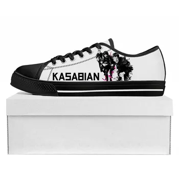 Маратонки с ниска берцем Kasabian Rock Band, дамски, мъжки маратонки за тийнейджъри, благородна парусиновая ежедневни обувки по поръчка, обувки 