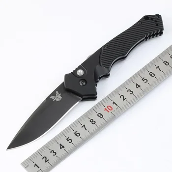 Сгъваем нож с дръжка от алуминиева сплав BENCHMADE BM за къмпинг, портативен сгъваем ловен нож, от нож на улицата