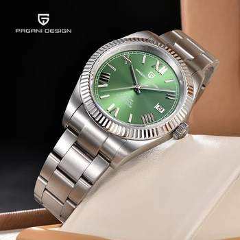 Мъжки часовник PAGANI DESIGN Механичен автоматичен часовник за мъже 2023 Най-добрата марка на луксозни NH35 Сапфирен огледало Водоустойчив спортен часовник