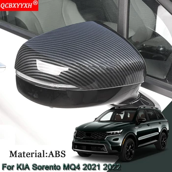 2 бр./компл. ABS Капак Огледала за обратно виждане на Автомобила Пайети Auto Външни Етикети Автомобилни Аксесоари, Подходящи За Kia Sorento MQ4 2021 2022