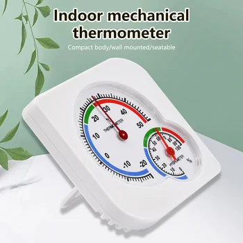 2 В 1 Мини Влажен Влагомер, Термометър за Влажност, Измерване на Температура, Механичен Класически Домашно За вътрешна и Външна употреба