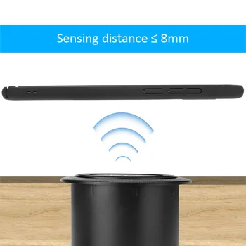 Десктоп вградени бързо безжично зарядно устройство Qi с мощност 10 W с двоен USB изход Бързо зареждане за iPhone Xiaomi Huawei Samsung Зарядно устройство за телефон Десктоп вградени бързо безжично зарядно устройство Qi с мощност 10 W с двоен USB изход Бързо зареждане за iPhone Xiaomi Huawei Samsung Зарядно устройство за телефон 2