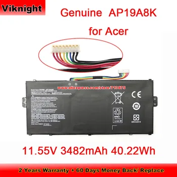 Оригинална литиево-йонна Акумулаторна батерия AP19A8K 3ICP5/58/72 за Acer CHROMEBOOK Spin CP311 - 2H 11,55 V 40,22 Wh Wh 40,22