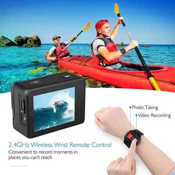 Екшън-Камера за сърф 4K Ultra HD/60 кадъра в секунда 24MP WiFi 2 