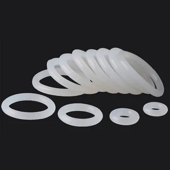 5 ~ 50шт, диаметър 2 мм, диаметър 5 ~ 80 мм, VMQ, бяло силикон о-пръстен, уплътнители, о-пръстен от хранително-вкусовата каучук, водоустойчив за миене 5 ~ 50шт, диаметър 2 мм, диаметър 5 ~ 80 мм, VMQ, бяло силикон о-пръстен, уплътнители, о-пръстен от хранително-вкусовата каучук, водоустойчив за миене 3