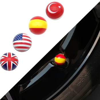 4 бр./опаковане. автоаксесоари за VW Audi Benz BMW, флаг Германия, лого, капачки за джанти, гуми, клапани, капаци за състав, автостайлинг, украса кола
