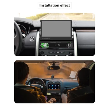 1 Din 7-инчов авто изтеглящи екран, Безжичен Carplay Android Auto Motor преносим радиоприемник с FM приемник домакин