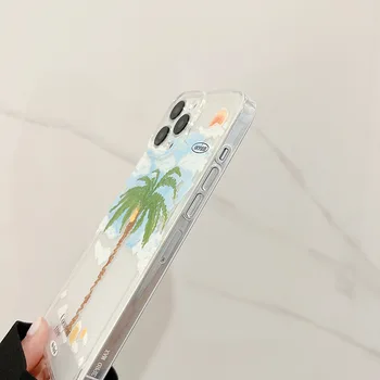 Летен калъф за мобилен телефон с графити под формата на кокосова палма за iPhone 14 13 12 11 Pro Max XS Max X 7 8 Plus SE 2020, седалките, прозрачен мек силиконов калъф Летен калъф за мобилен телефон с графити под формата на кокосова палма за iPhone 14 13 12 11 Pro Max XS Max X 7 8 Plus SE 2020, седалките, прозрачен мек силиконов калъф 3